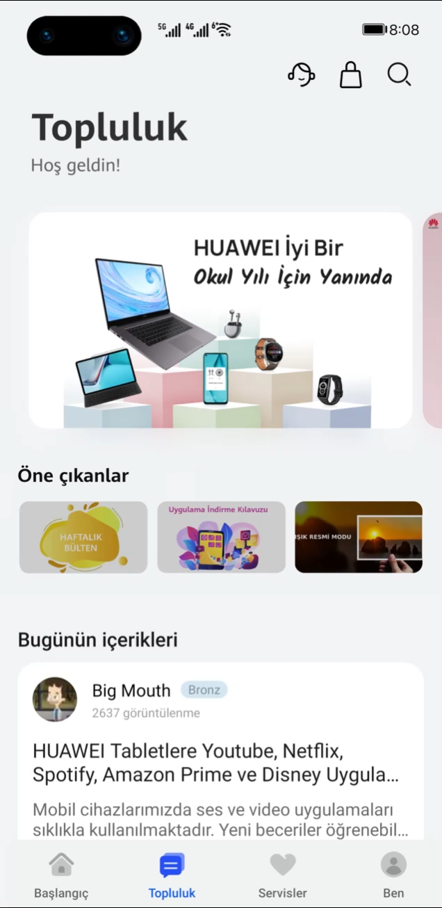 Resmi topluluğa katılın